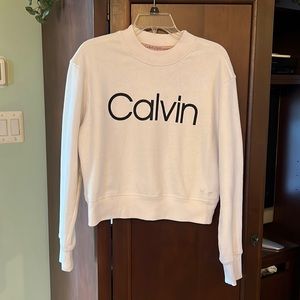 Calvin Klein Performance White Sweatshirt